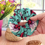 Chouchou cheveux en tissu Wax fait main