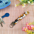 Dragonne / Porte clés en tissu Wax