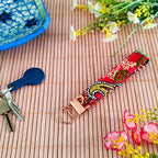 Dragonne / Porte clés en tissu Wax