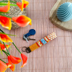 Dragonne / Porte clés en tissu Wax