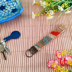 Dragonne / Porte clés en tissu Wax