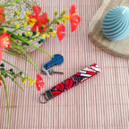 Dragonne / Porte clés en tissu Wax