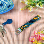 Dragonne / Porte clés en tissu Wax