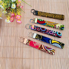 Dragonne / Porte clés en tissu Wax