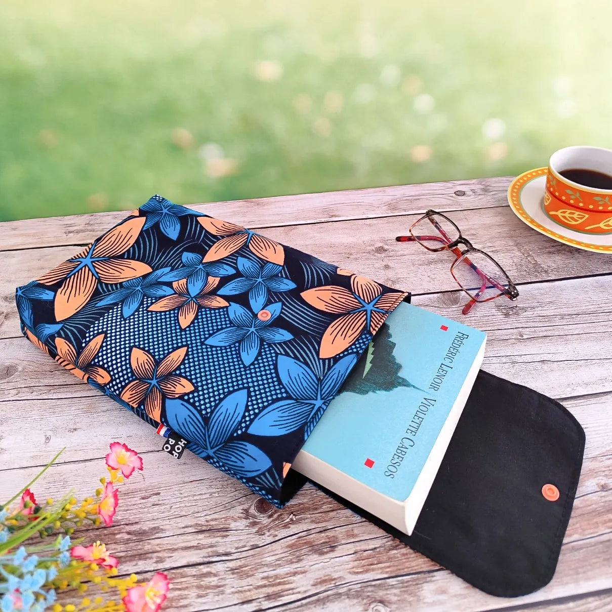 Pochette pour livre en tissu - 2 Tailles disponibles