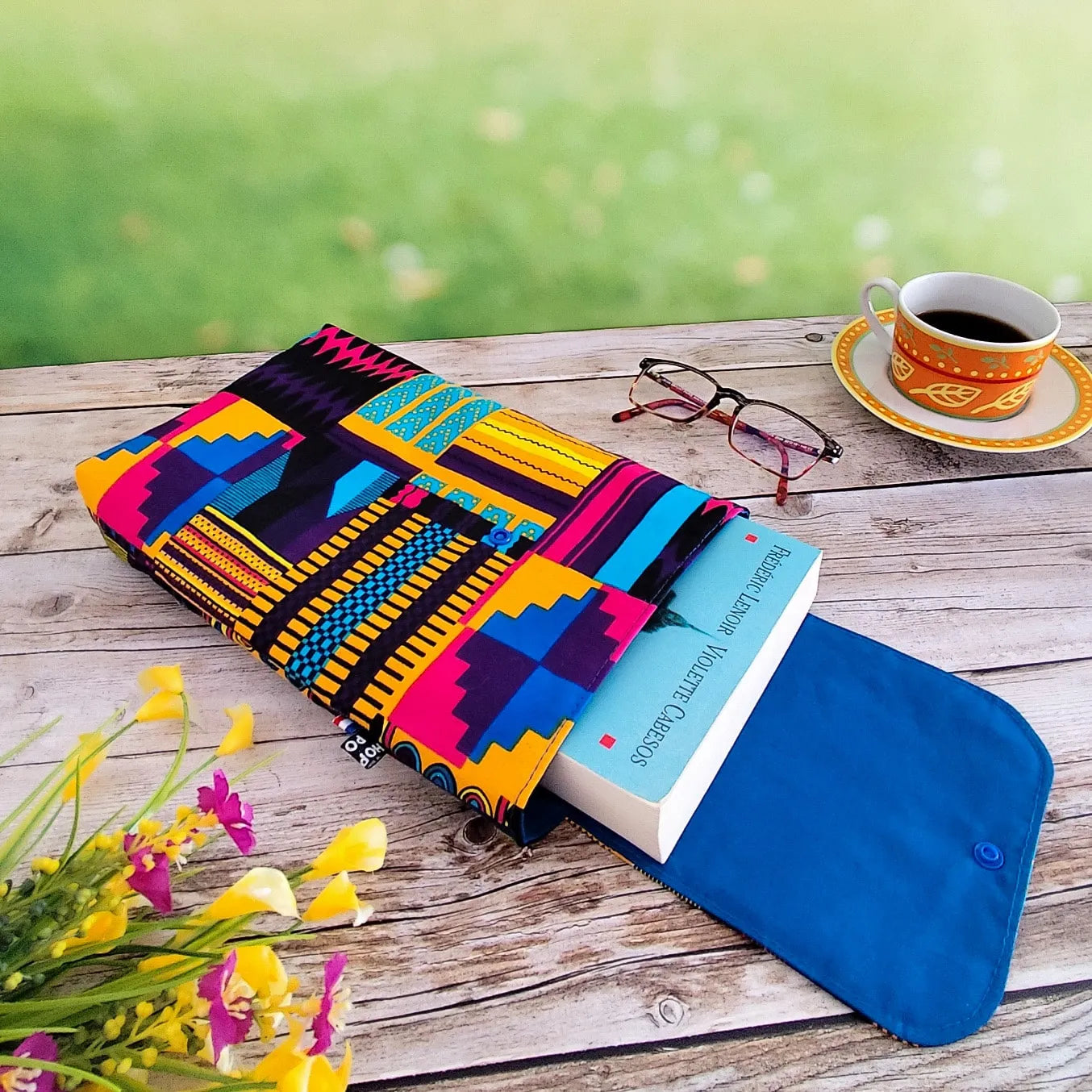 Pochette pour livre en tissu - 2 Tailles disponibles