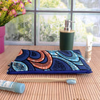 Grande trousse en tissu Wax