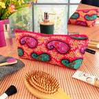 Grande trousse en tissu Wax