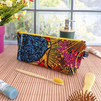 Grande trousse en tissu Wax