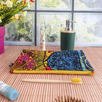 Grande trousse en tissu Wax