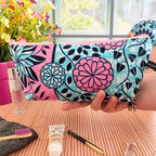 Grande trousse en tissu Wax