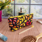 Grande trousse en tissu Wax