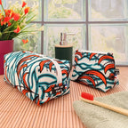 PACK Trousse de toilette + Trousse à maquillage - Tissu Wax