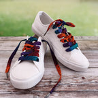 Lacets de chaussures en tissu Wax