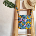 Mini Tote bag  inspiration Wax à bandoulière réglable