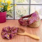 PACK Headband/Bandeau cheveux + Chouchou - Tissu Wax