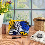 Petite trousse à Maquillage en tissu Wax