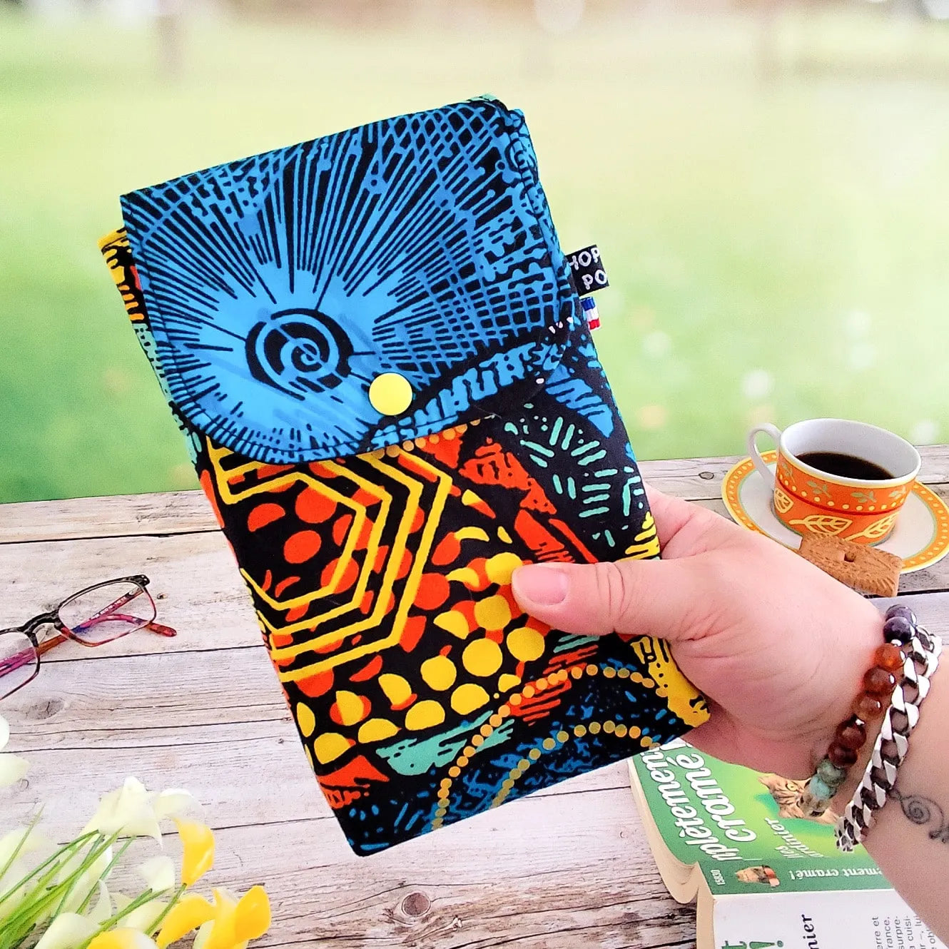Pochette pour livre en tissu - 2 Tailles disponibles