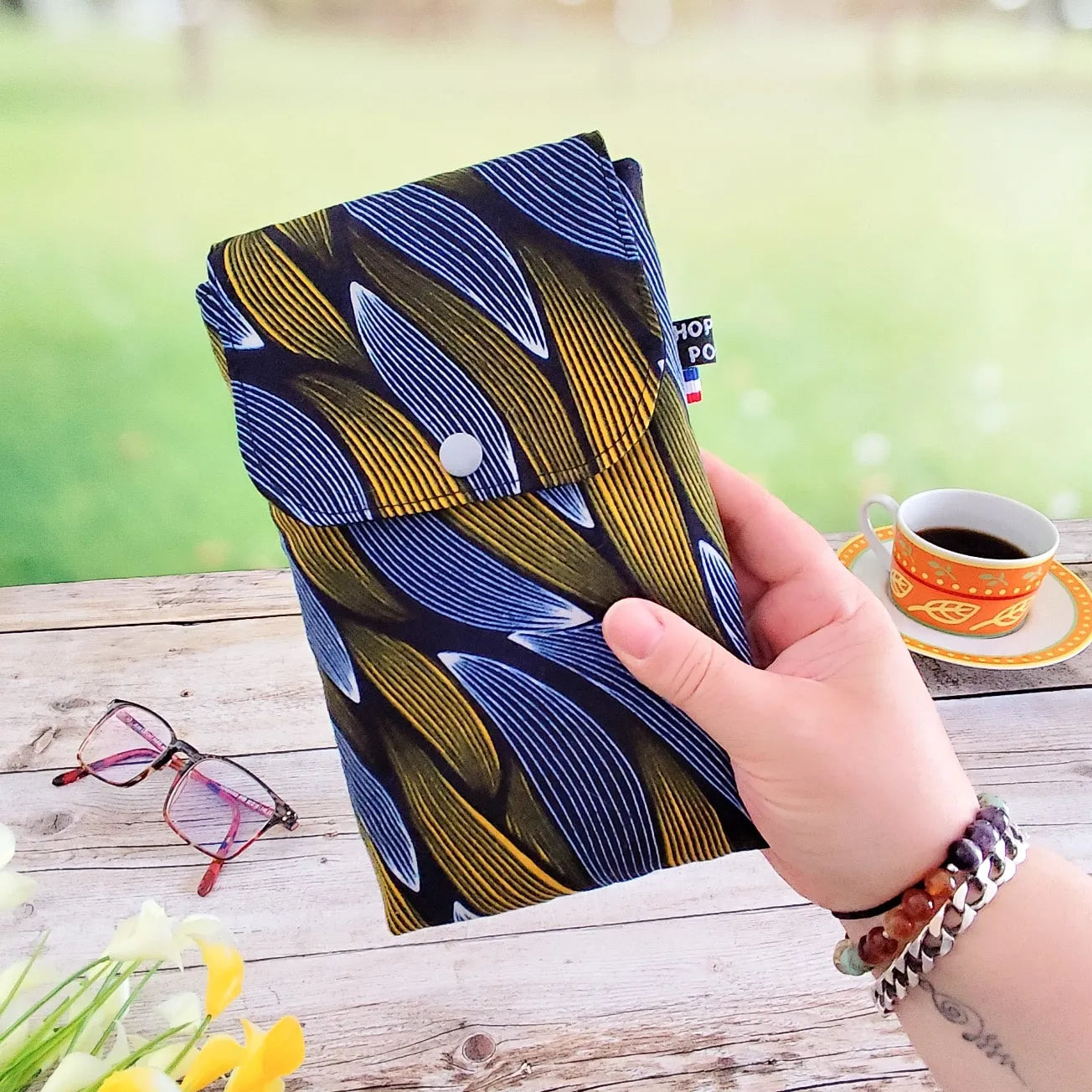 Pochette pour livre en tissu - 2 Tailles disponibles