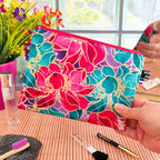 Pochette plate Wax doré
