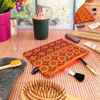 Pochette plate Wax doré