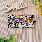 Pochette de rangement "3-en-1" - Tissu Wax motif beige