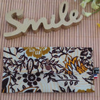 Pochette de rangement "3-en-1" - Tissu Wax motif beige