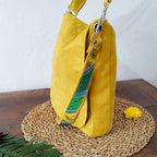 Sac Besace jaune à bandoulière