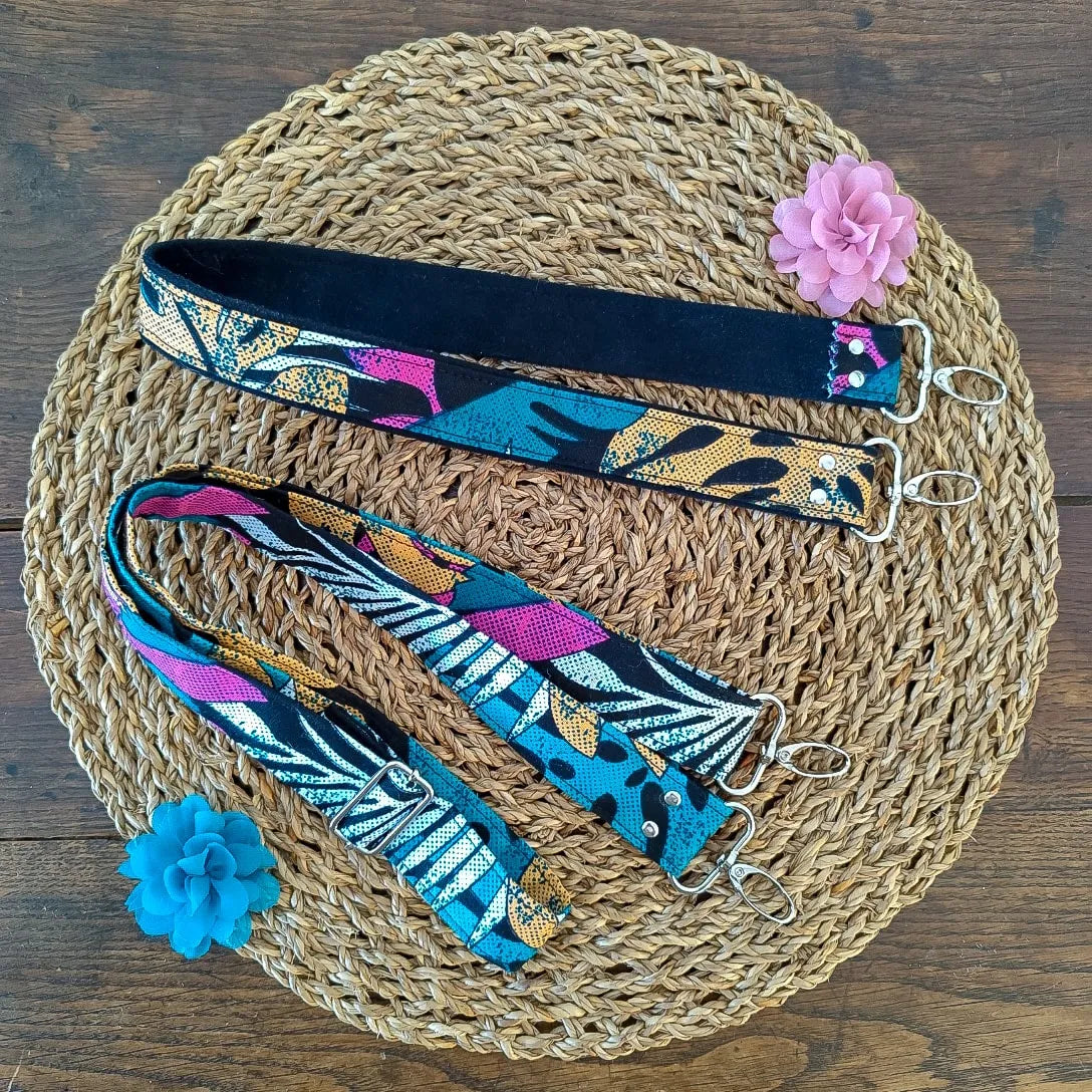 Sac Seau tissu Wax Femme- Motif Tropical