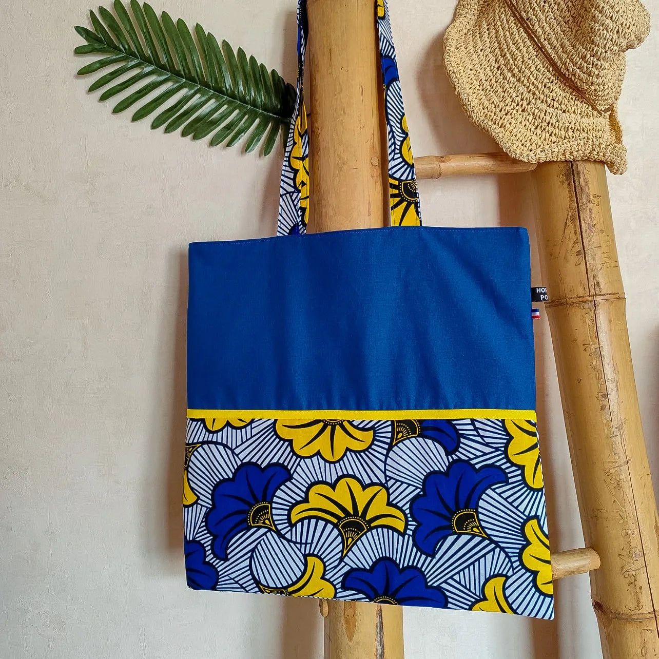 Tote bag en tissu mi-Wax / mi-Uni