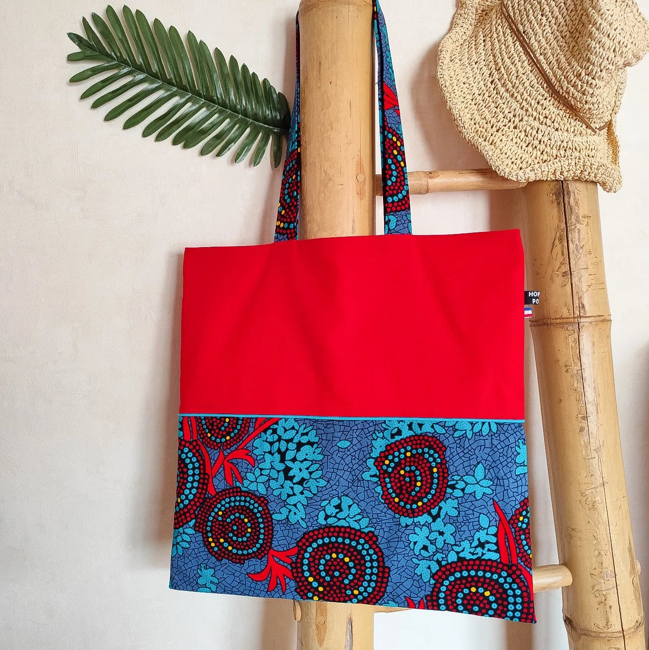 Tote bag en tissu mi-Wax / mi-Uni