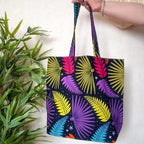Collection Tote bag en tissu Wax - Fait main