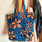 Tote bag en tissu Wax - Collection 2025 - Hop Ho Pop's