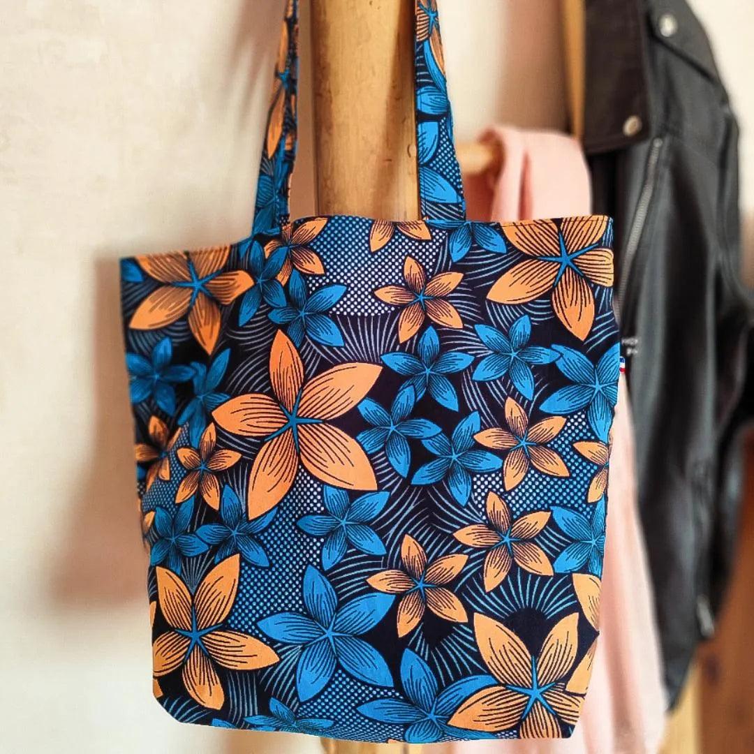 Tote bag en tissu Wax - Collection 2025 - Hop Ho Pop's