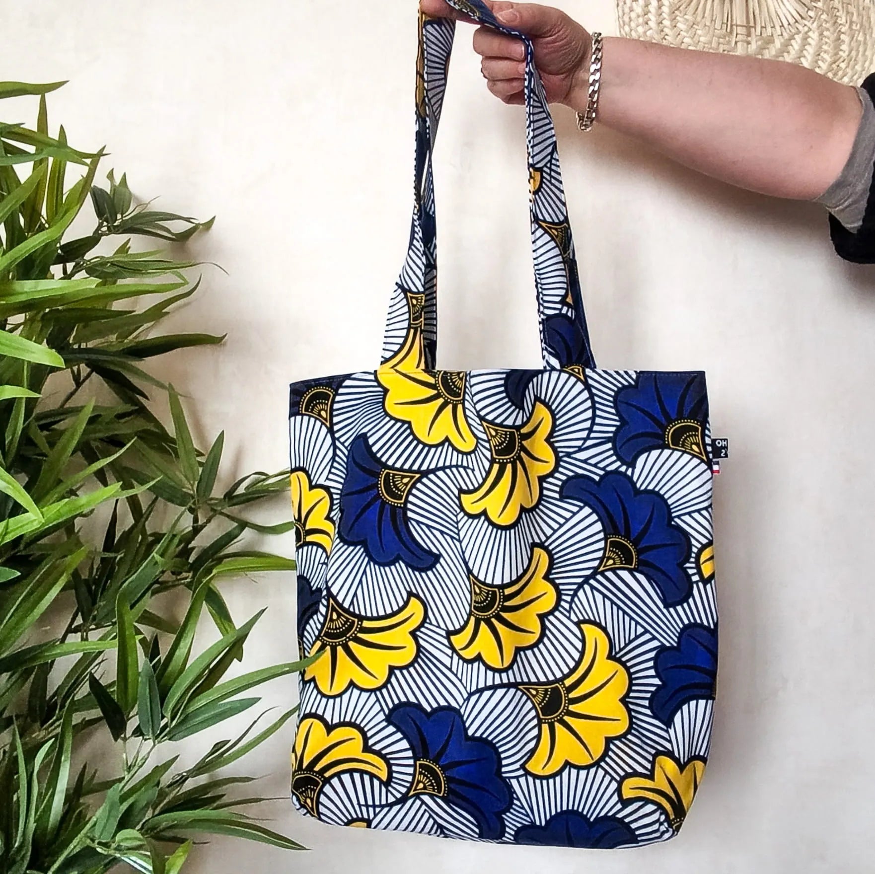 Collection Tote bag en tissu Wax - Fait main