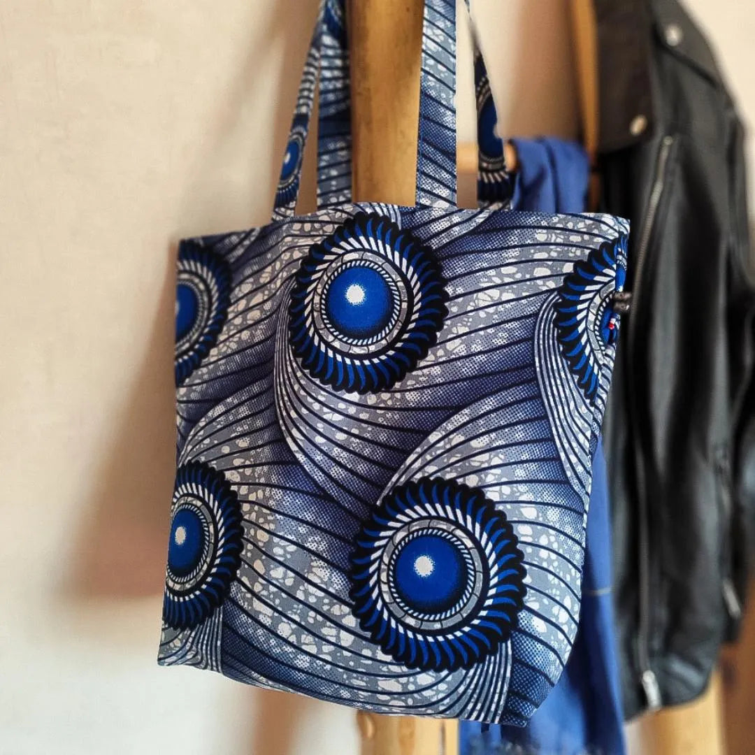Tote bag en tissu Wax - Collection 2025 - Hop Ho Pop's