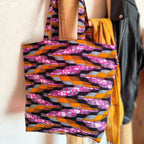 Tote bag en tissu Wax - Collection 2025 - Hop Ho Pop's