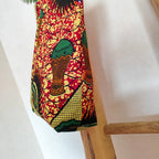 Tote bag en Tissu Wax - Motif "Djembé"