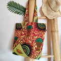 Tote bag en Tissu Wax - Motif "Djembé"