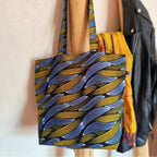 Tote bag en tissu Wax - Collection 2025 - Hop Ho Pop's