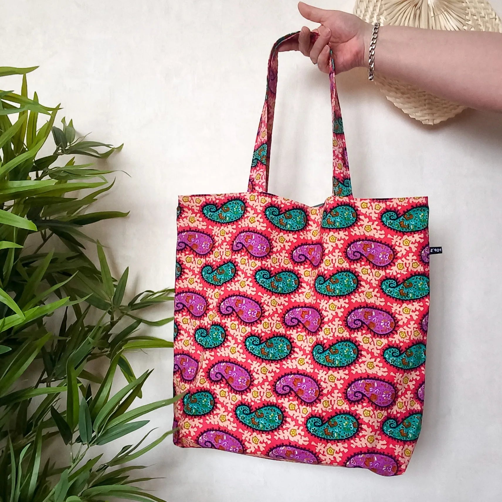 Collection Tote bag en tissu Wax - Fait main